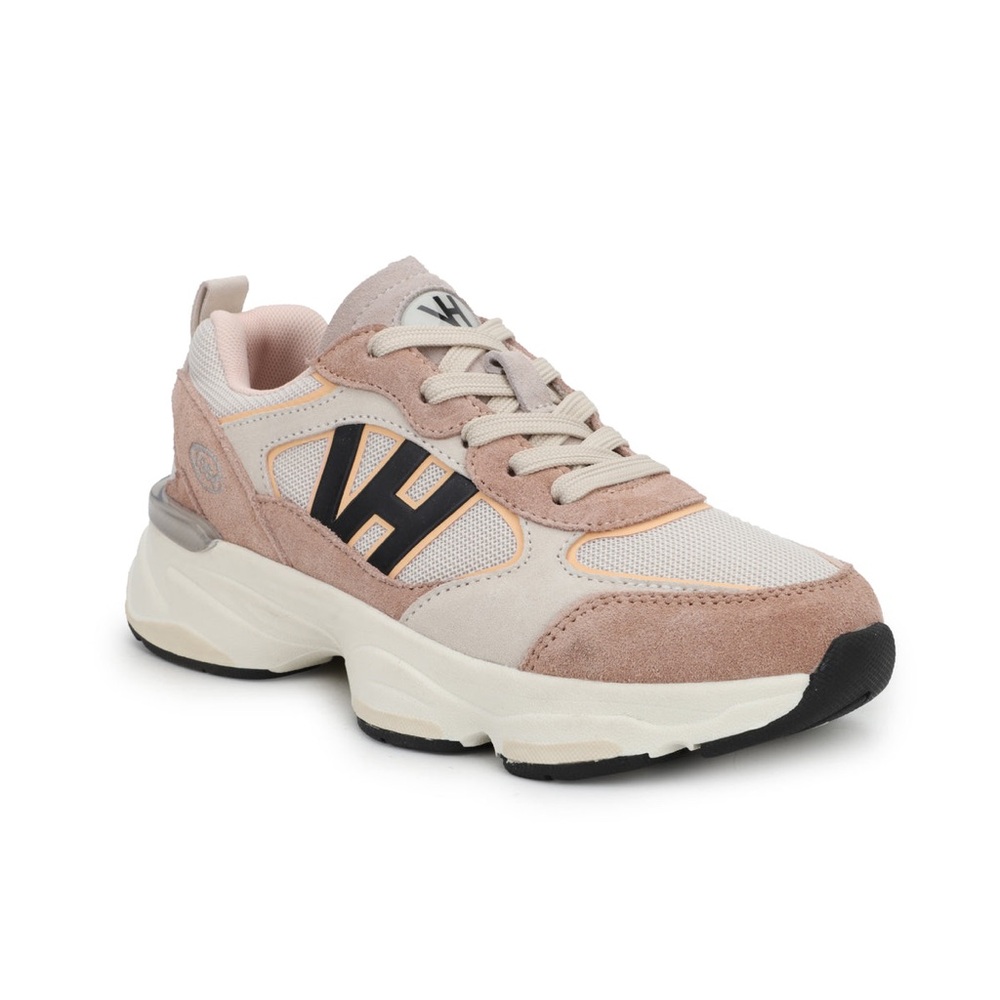 NWT Vintage Havana DASH 11 Running Sneakers WHITE/BLUSH/CORAL/BLACK Sz 8
